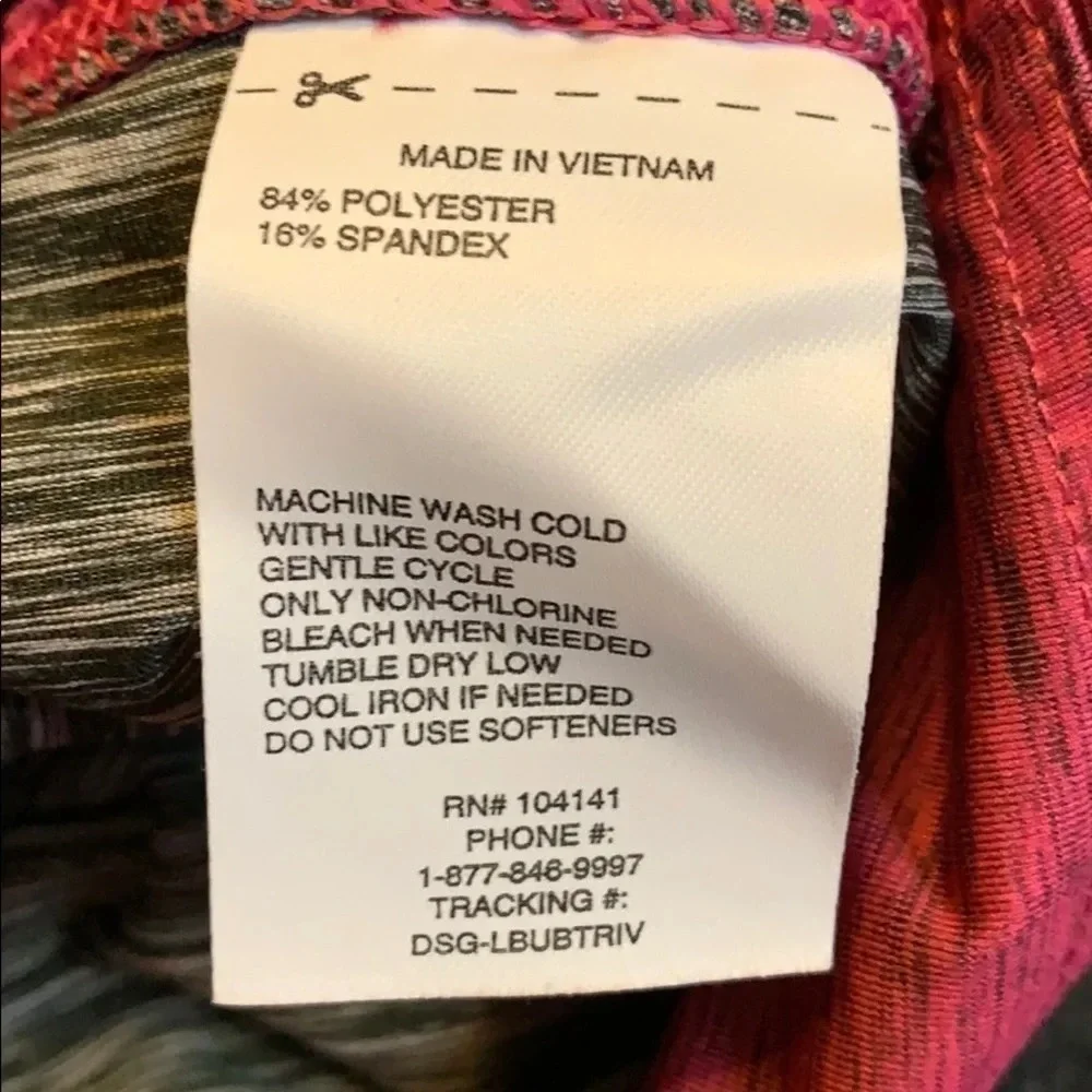 Girls full length athletic ombré leggings size M - Picture 7 of 7